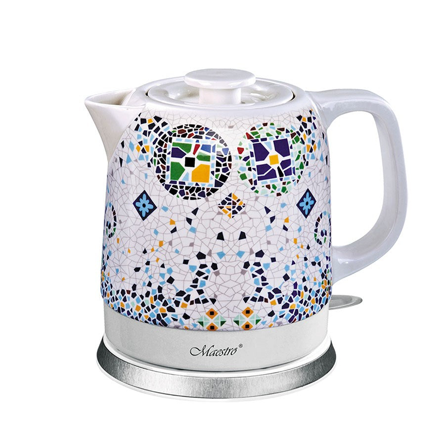 Maestro MR-068 Electric Kettle 1.5 L 1500 W Mosaic Blue