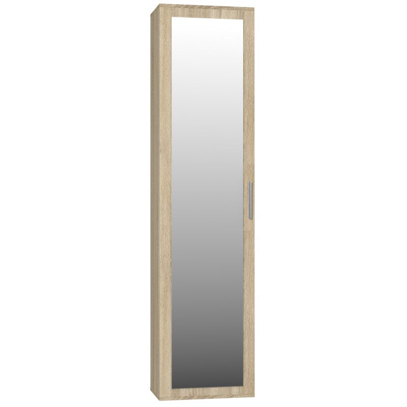 Topeshop DUO Wardrobe Sonoma Oak 2 Shelves 1 Door