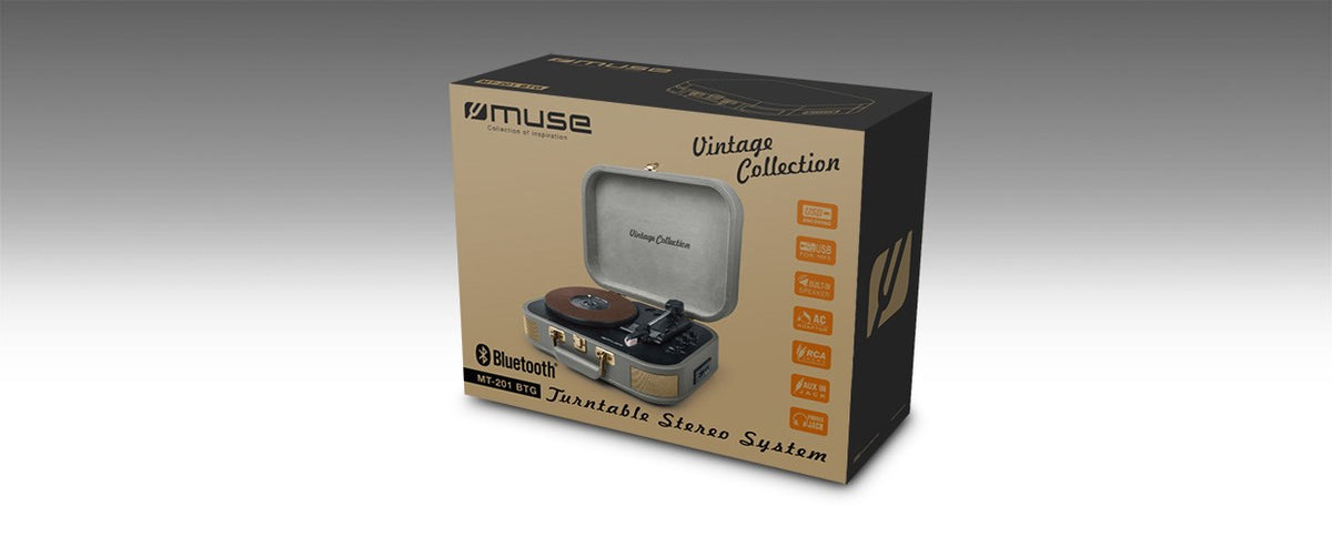 muse Audio Turntable MT-201 BTG Green Automatic Weight: 2830 g Operation: Automatic