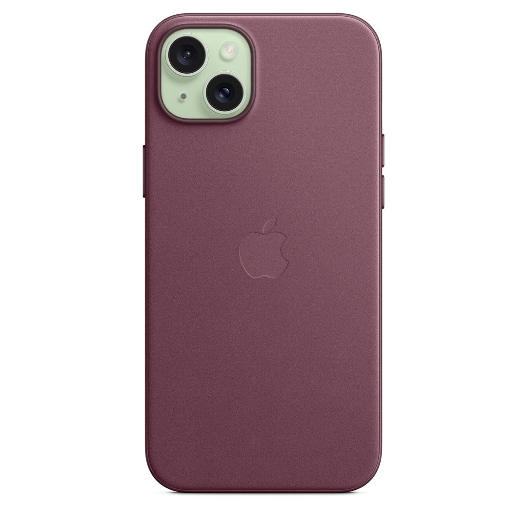 Apple iPhone 15 Plus FineWoven Case - Mulberry - MagSafe - Model MT4A3ZM/A
