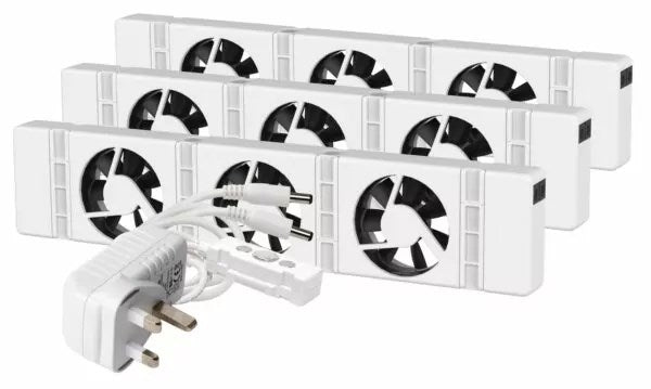 SpeedComfort Trio Set White Fan for Heaters
