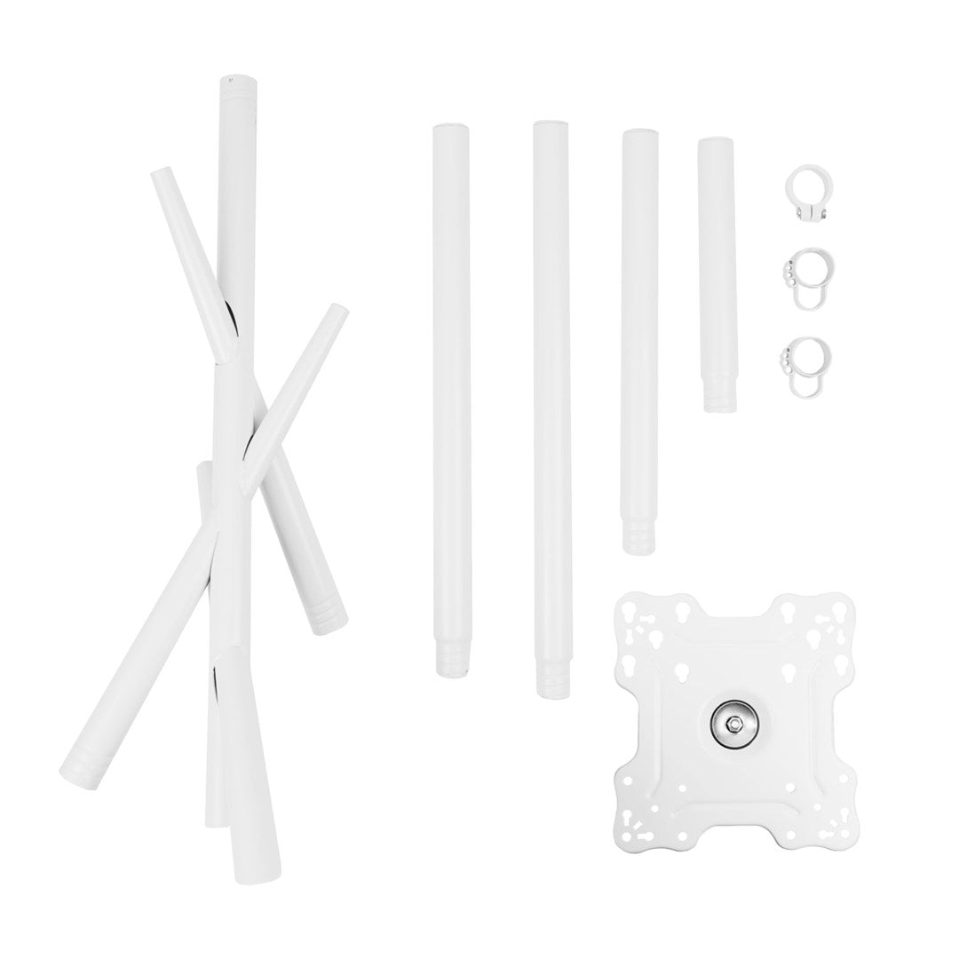 Maclean Freestanding TV Floor Mount for 27" to 55" Screens, Max Weight 60 kg, MC-181 W