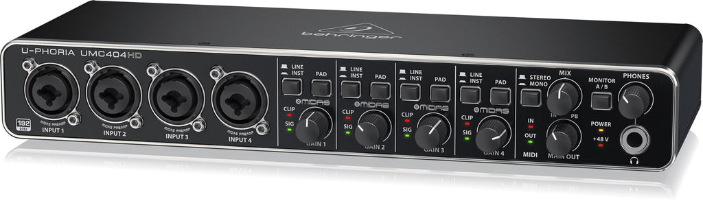Behringer U-Phoria UMC404HD USB Audio Interface