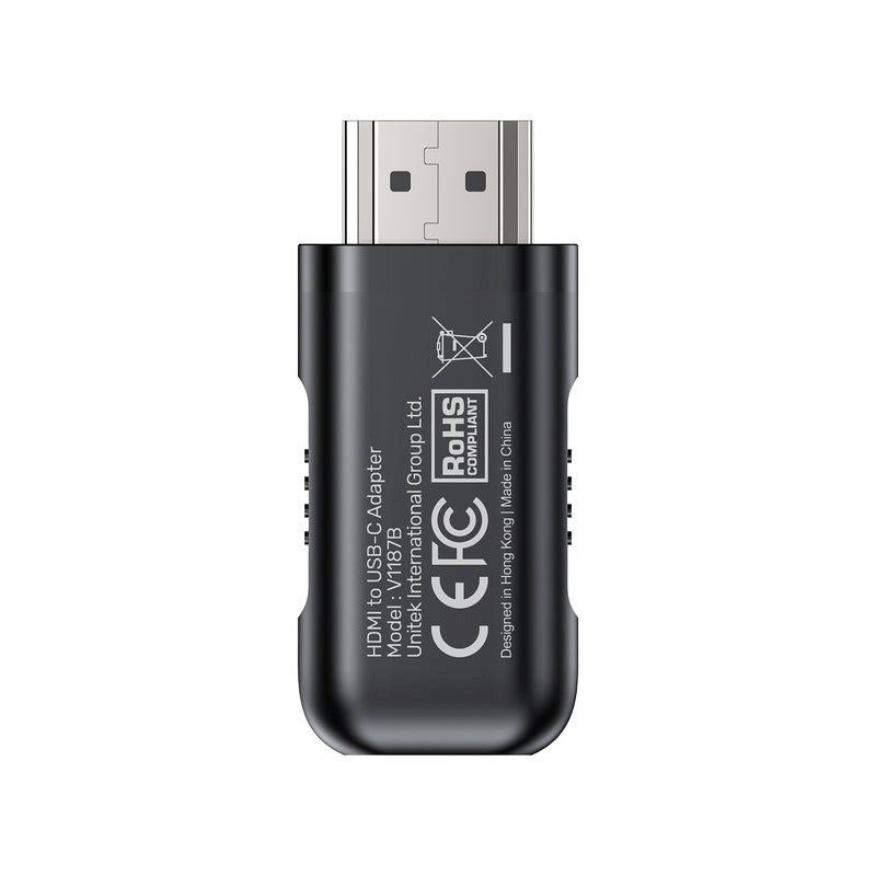 UNITEK HDMI Adapter - USB-C HDR/HDCP 4K 60Hz M/F 4K60HZ