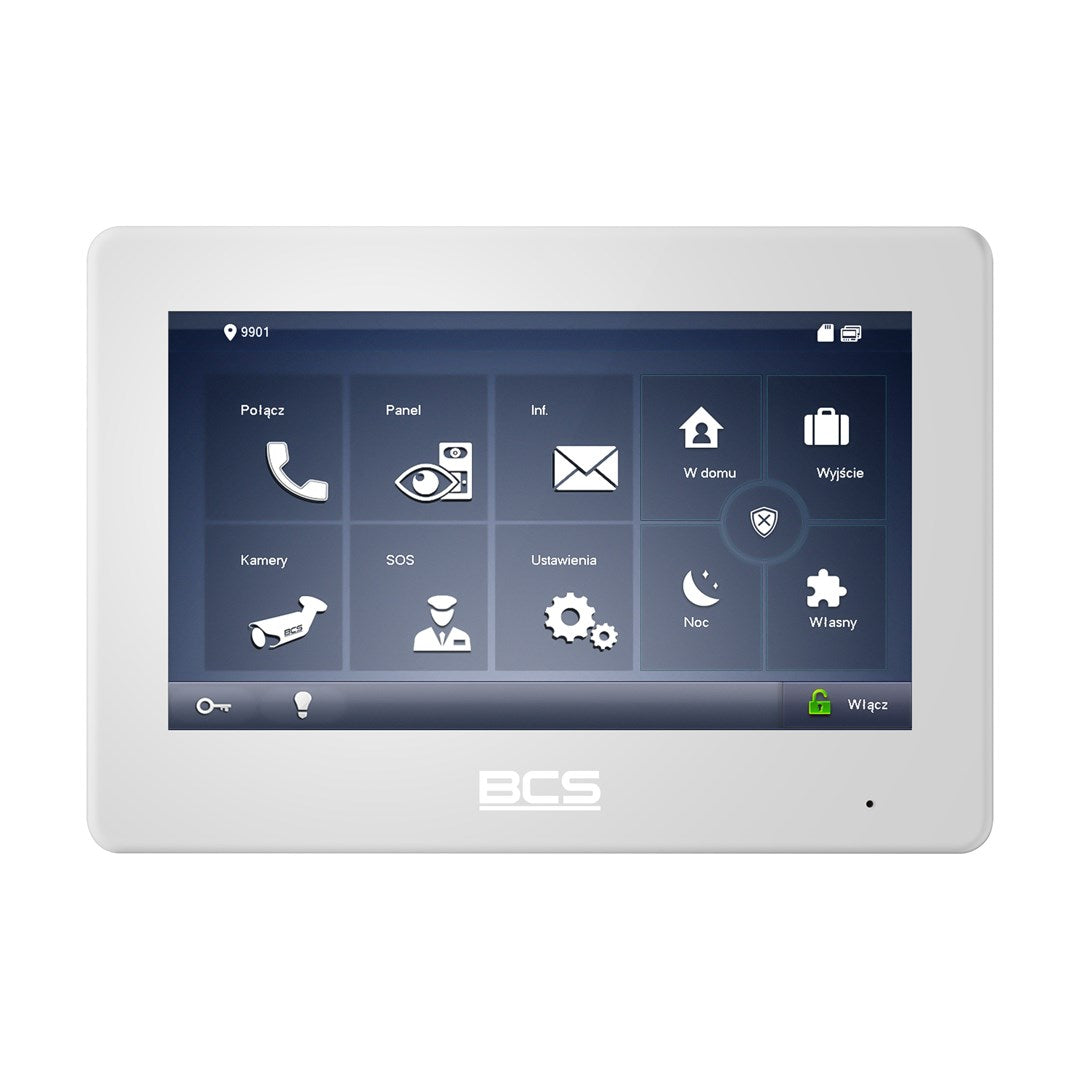 BCS Video Monitor 3075 g 135 mm x 390 mm x 440 mm Intercom System BCS-MON7600W-2