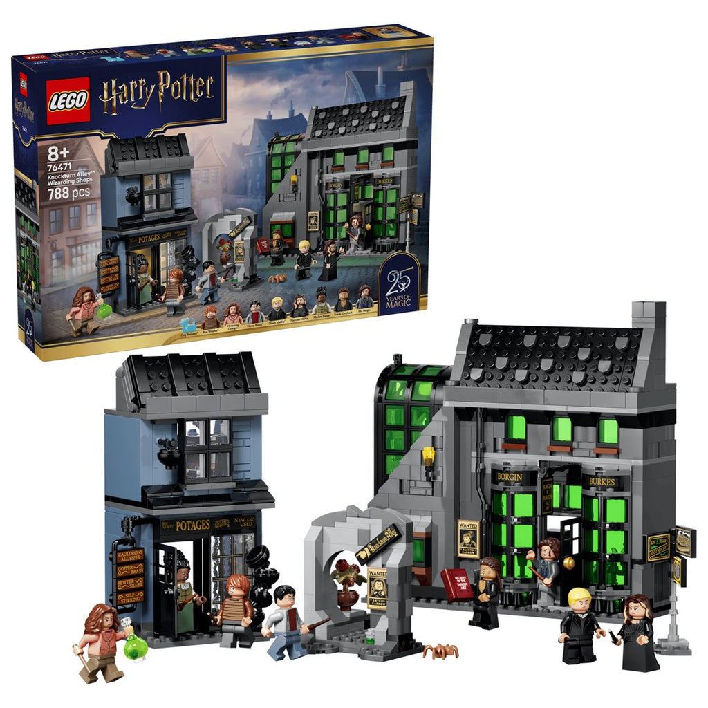LEGO HARRY POTTER Knockturn Alley Wizarding Shops 788 Elements Ages 8+ Model 76471