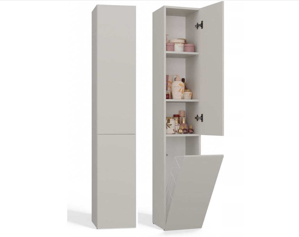 Topeshop Bathroom Storage Cabinet NEL IV Cashmere Colour