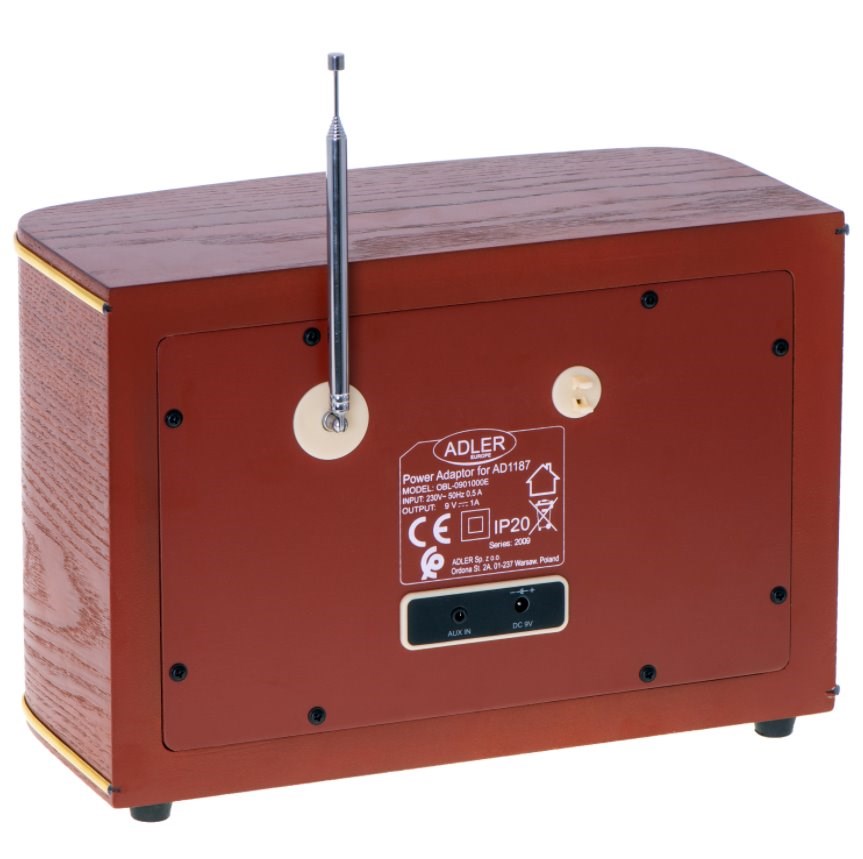 Adler Retro Radio Wooden Design 2860 g AD 1187