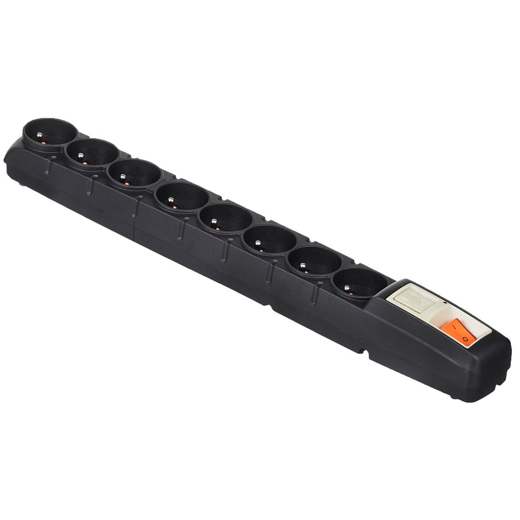 Acar S8 PRO Surge Protector 8 Sockets 1.5 m Black