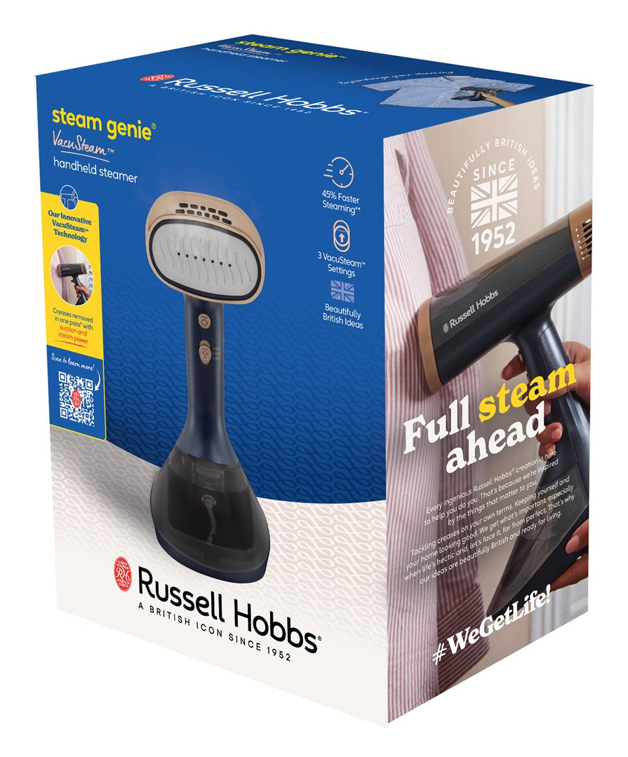 Russell Hobbs 28550-56 garment steamer Handheld garment steamer 0.2 L 1400 W Blue  Gold
