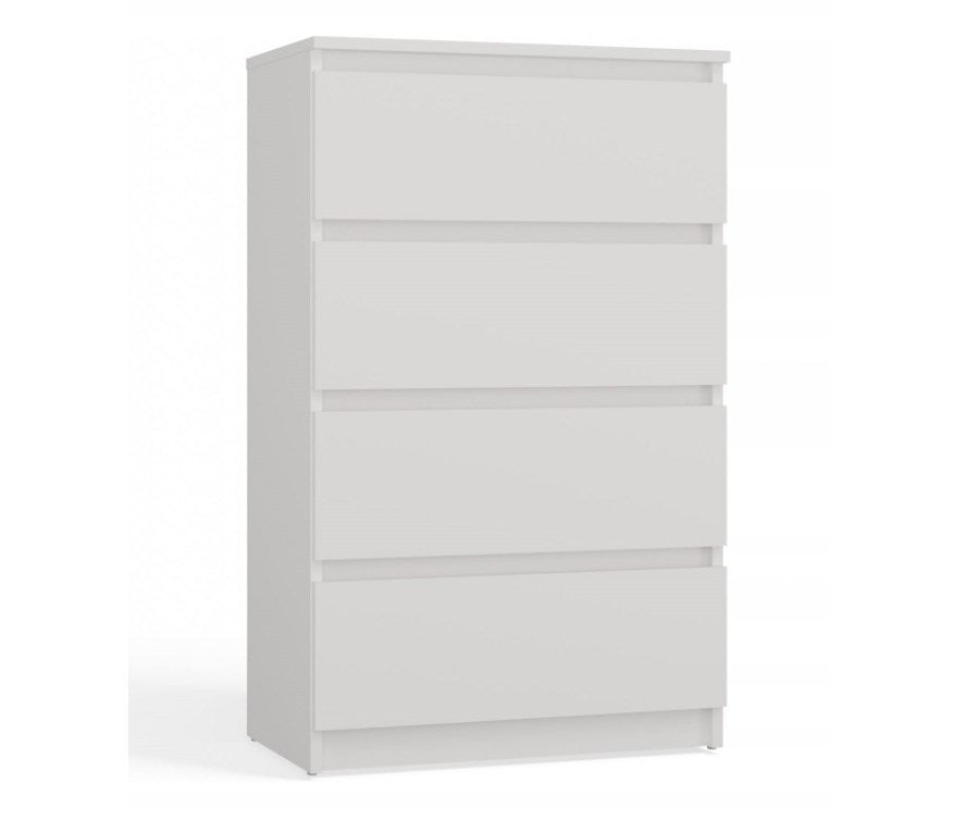 Malwa M4 Chest of Drawers 60 cm 4 Drawers White M4/60