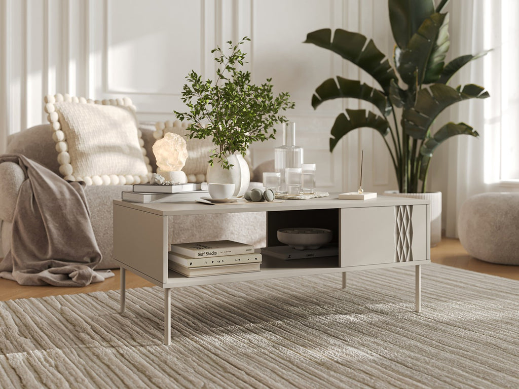 TRESSE bench/table 110x60x40 cashmere matt