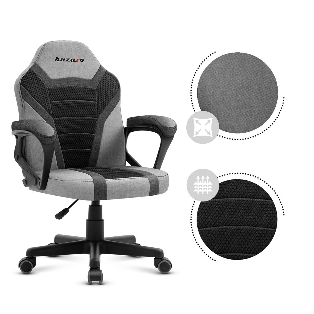HUZARO HZ-Ranger 1.0 Gray Mesh Gaming Chair for Children