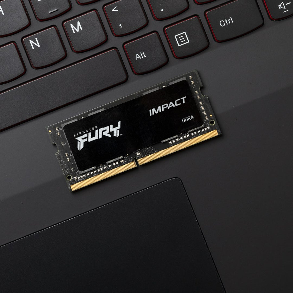 Kingston FURY Impact - 64 GB DDR4 SO-DIMM Kit - 3200 MHz - Laptop (KF432S20IBK2/64) CL20-Timings