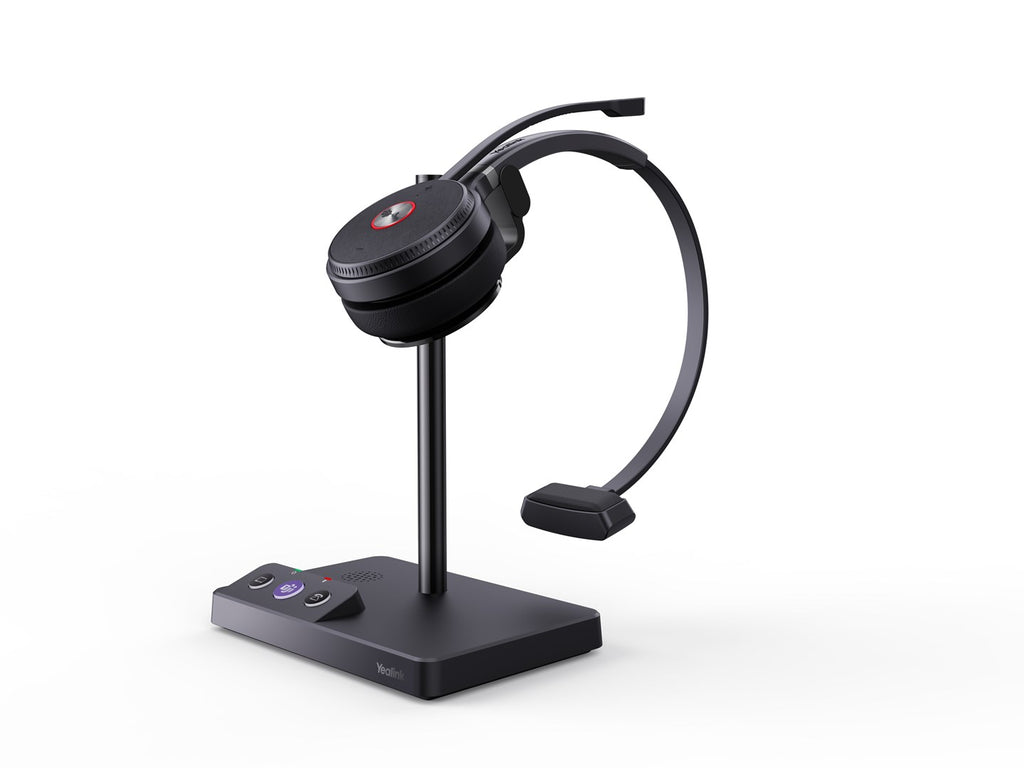 Yealink WH62 Mono - Für Microsoft Teams - Headset - On-Ear - DECT - kabellos