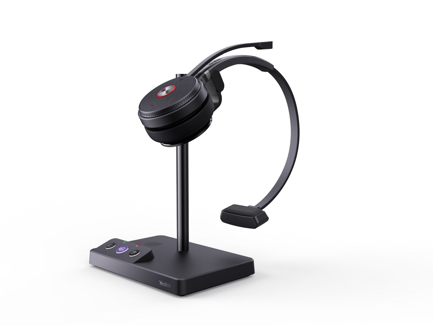 Yealink WH62 Mono - Für Microsoft Teams - Headset - On-Ear - DECT - kabellos