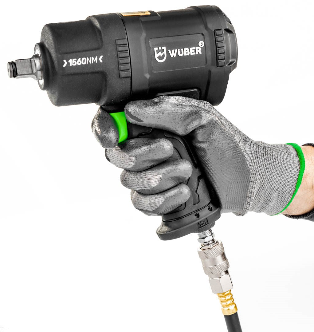 WUBER Pneumatic Impact Wrench 1560 Nm W33220 1/2" Tool 2280 g