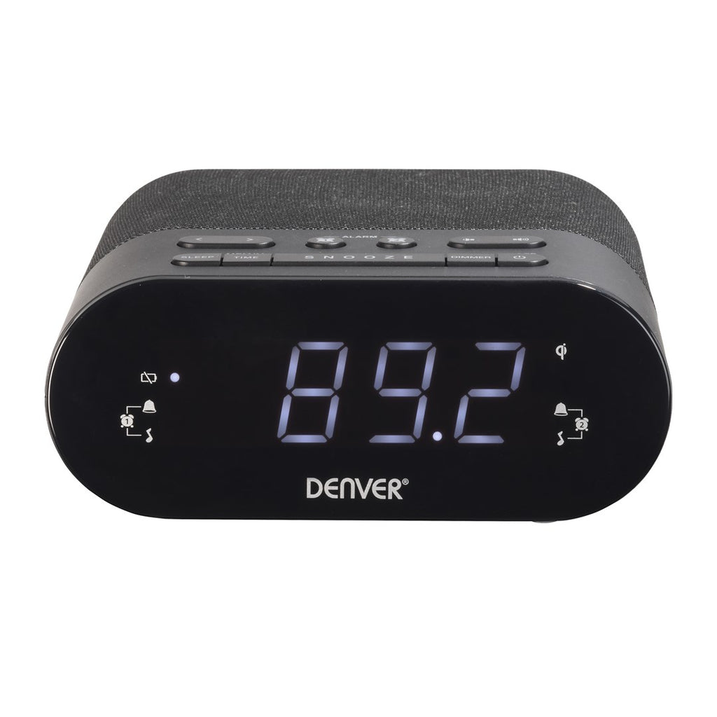 Denver CRQ-107 Digital Alarm Clock Black