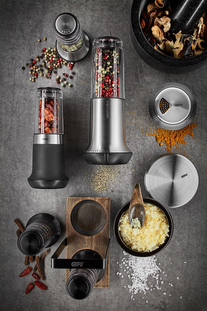 GEFU Rotary Grater and Spiralizer Black Transparent TWM_924802