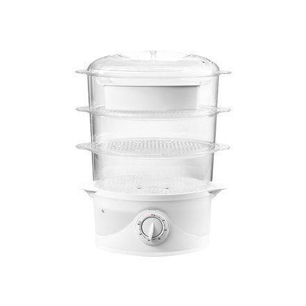 Adler AD 633 Steam Cooker 800 W 3 Baskets 9 L Capacity Freestanding White