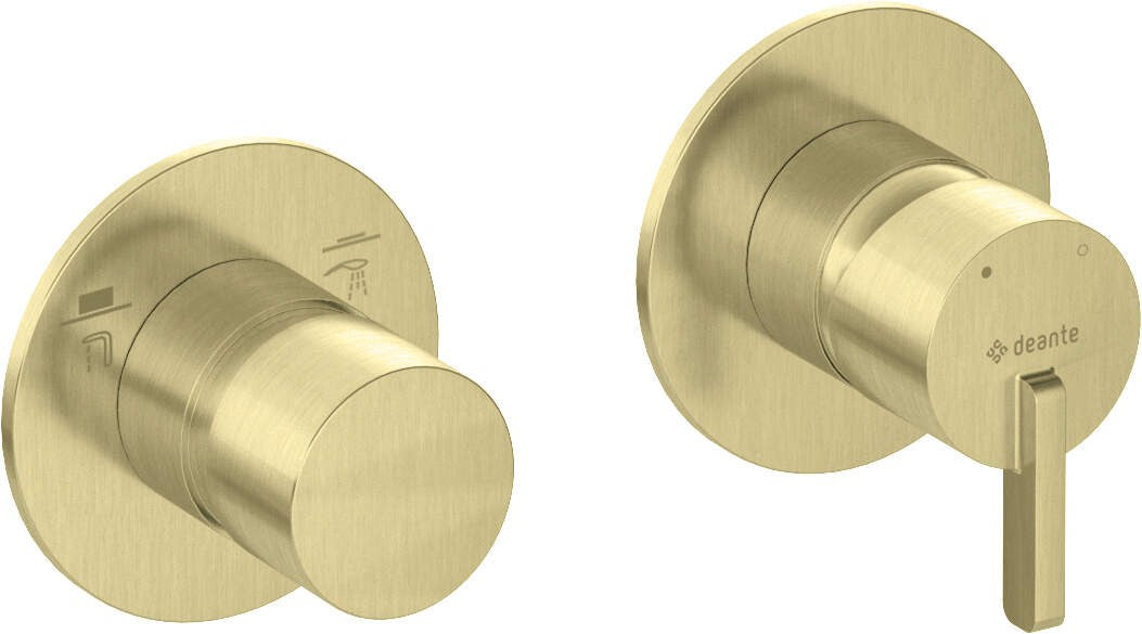 Shower mixer with shower switch - horizontal