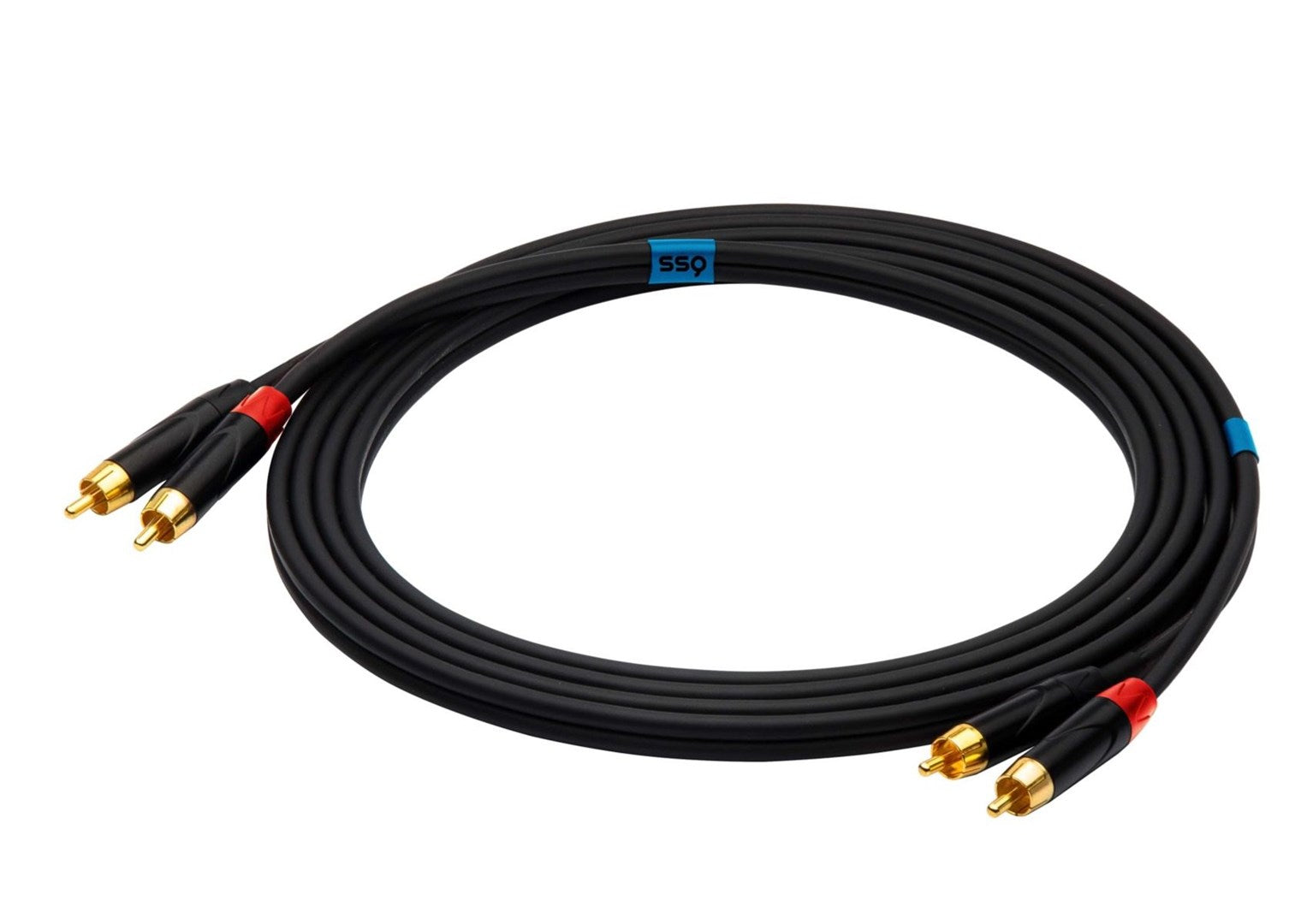 SSQ RCARCA3 Audio Cable 2x RCA 3 m Black