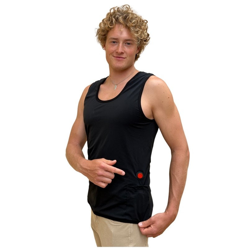 Glovii GV2XL Heated Vest, Polyester, XL Size, Winter Sports Protection