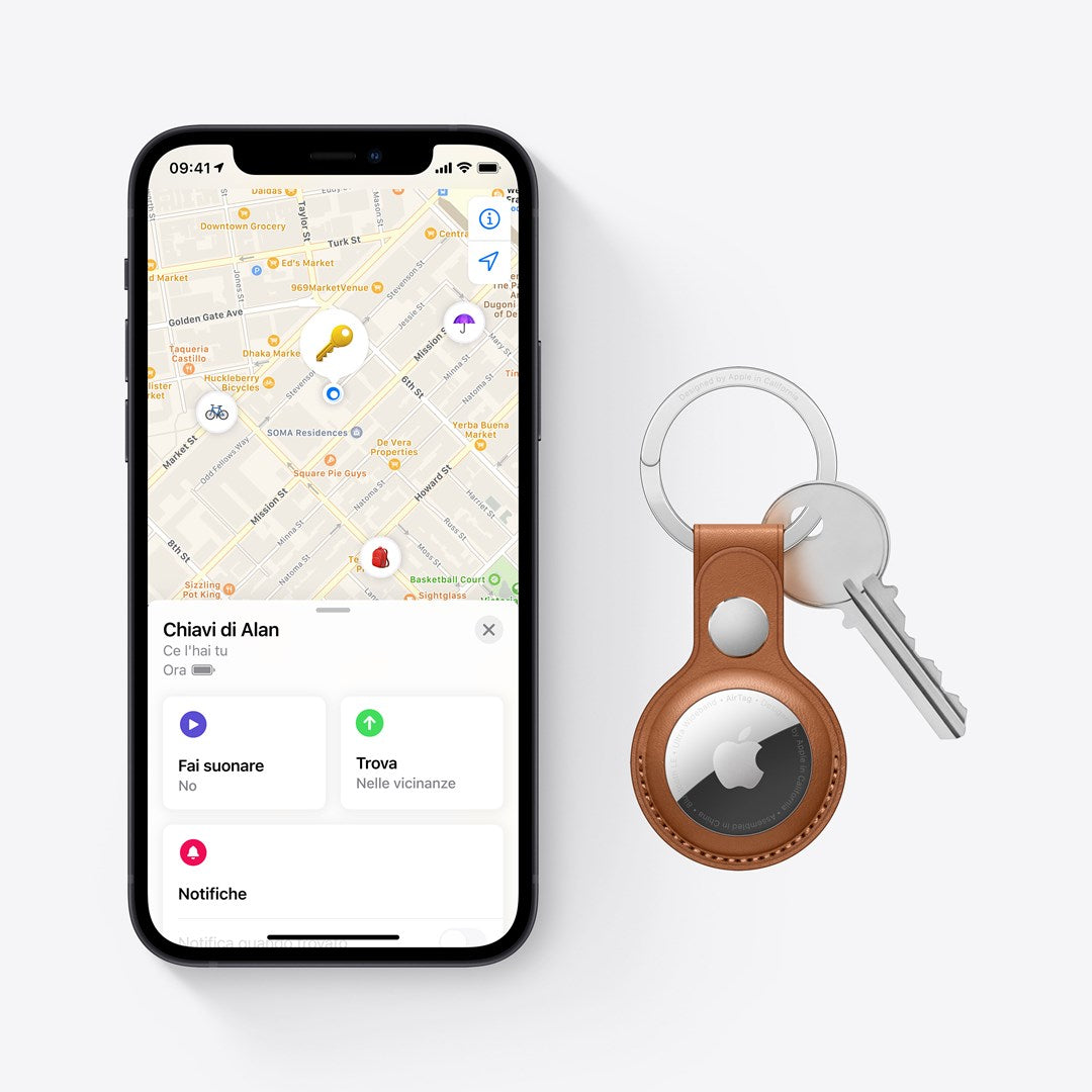 Apple AirTag (1 Pack) - Anti-Loss Bluetooth Tag for Mobile Devices