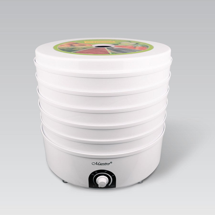 Maestro Food Dehydrator 520 W for Mushrooms, Vegetables, and Fruits MR-766