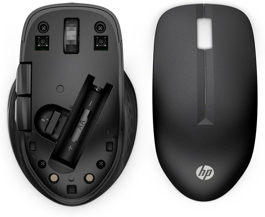 HP 430 Mouse - Multi-Device - Ergonomic - Wireless - Bluetooth 5.0,2.4 GHz - Jet Black TP01 3B4Q2AA