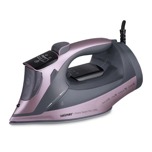 Zelmer Steam Iron 3200 W PrimeSteam Purple, Grey ZIR4900