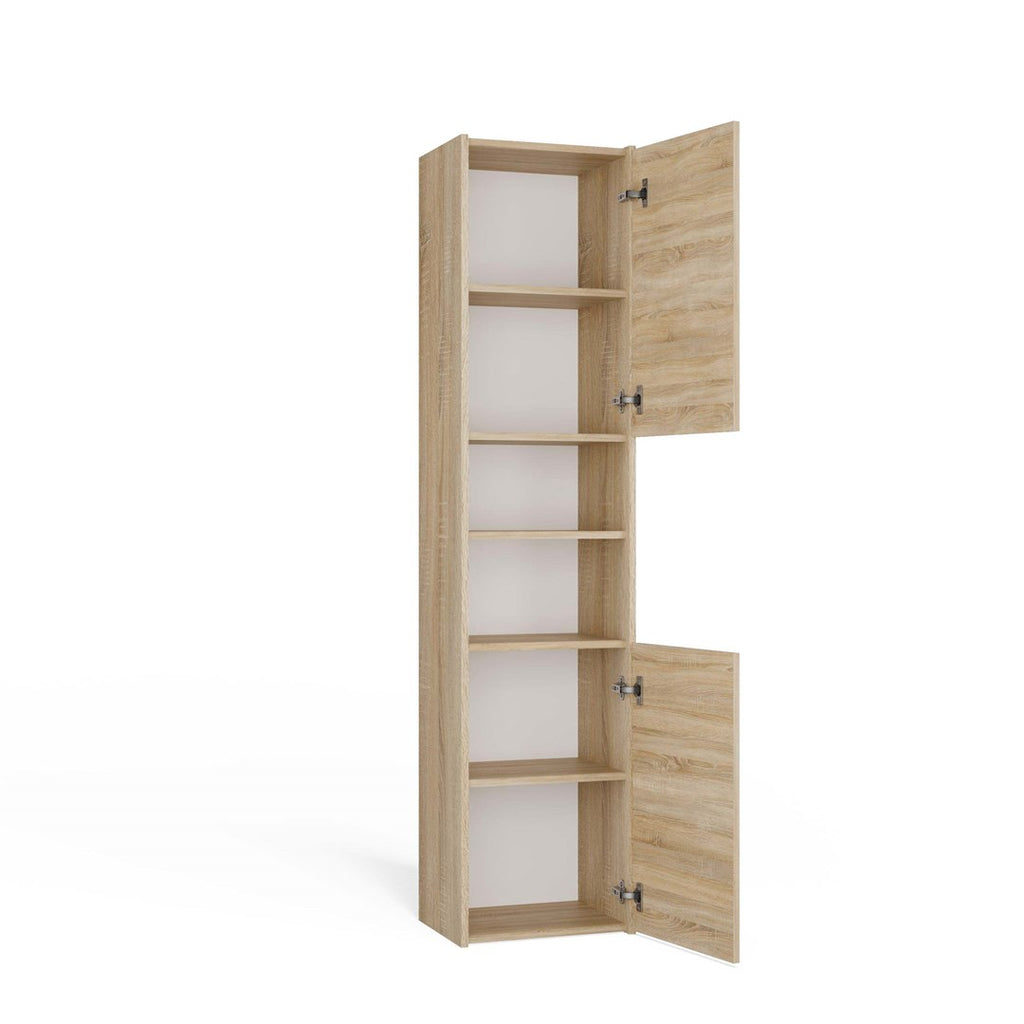 Topeshop S40 SONOMA Bathroom Storage Cabinet Sonoma Oak 40x30x170 cm