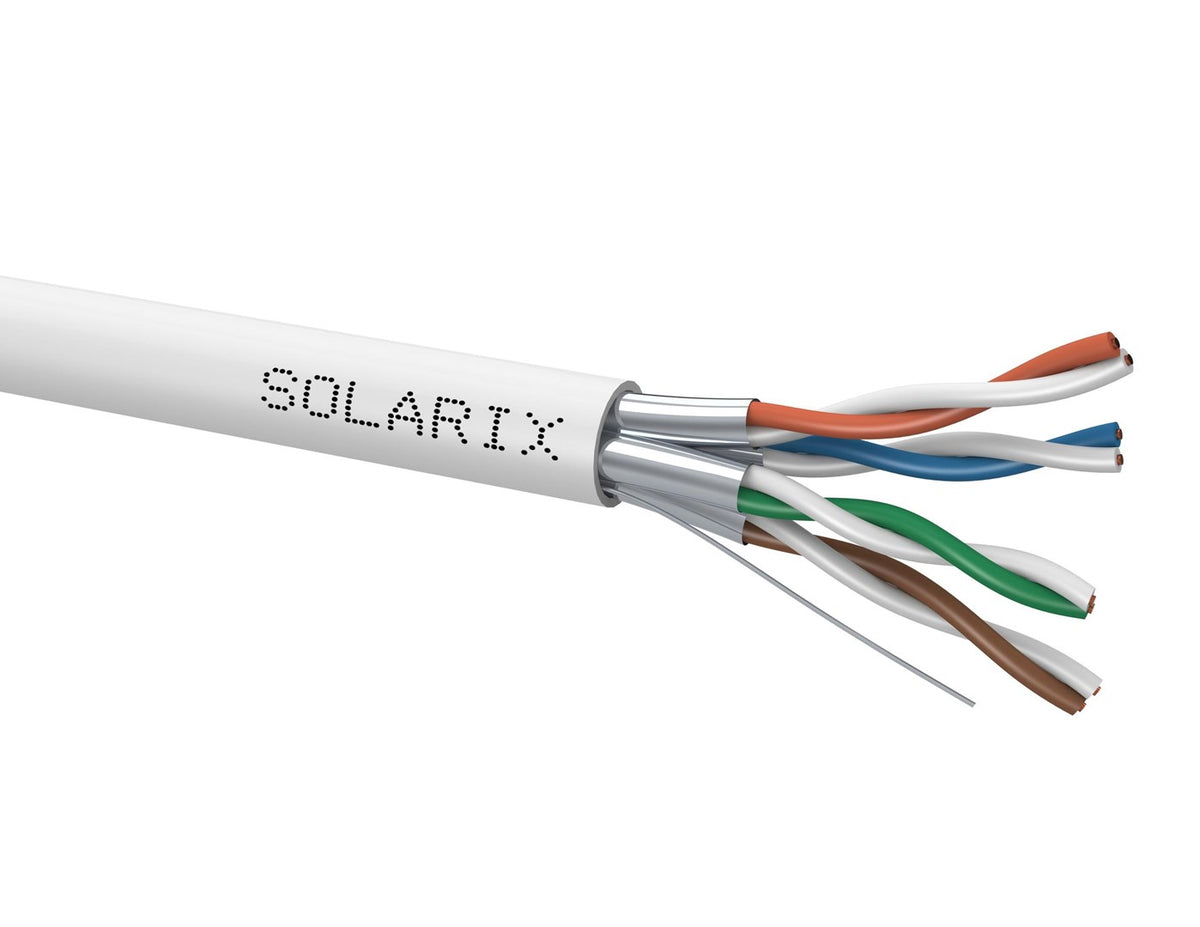 KABEL SKRĘTKA SOLARIX CAT.6A F/FTP LSOH Dca-s2 d2 a1 szpula 500m