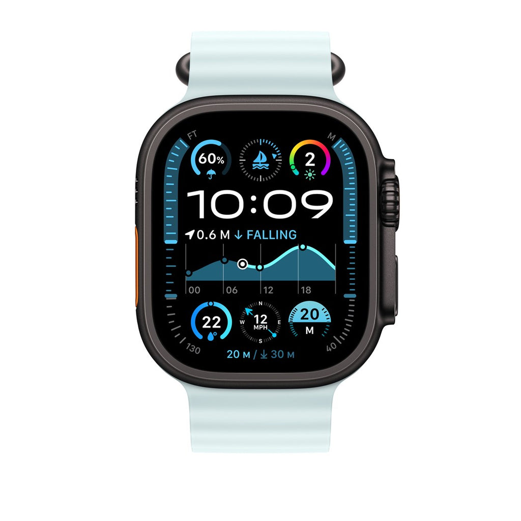 Apple Watch 49 mm Ice Blue Ocean Band Extension for 44 mm, 45 mm, 46 mm, 49 mm - MYP93ZM/A