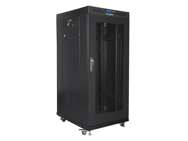 Lanberg Free Standing Rack Cabinet 27U 800 kg LCD Display FF01-6827-23BL