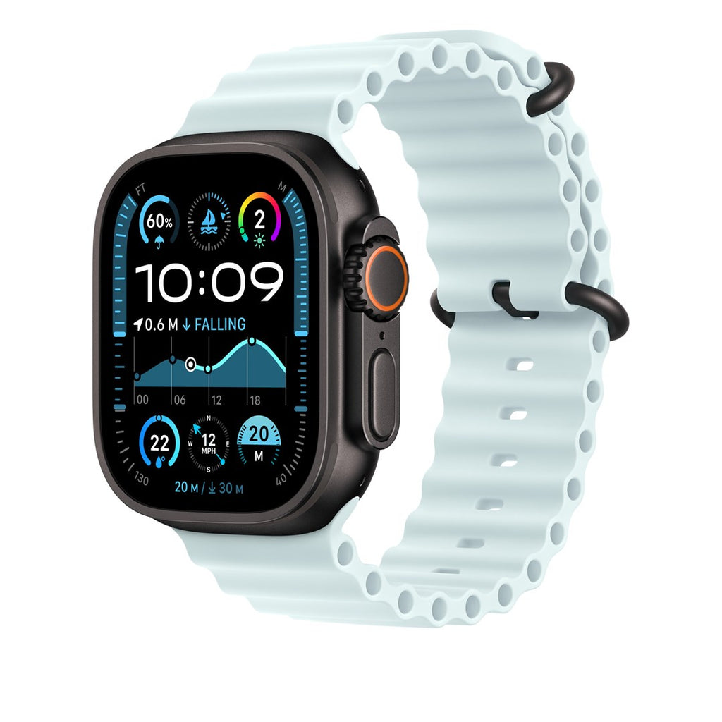 Apple Watch 49 mm Ice Blue Ocean Band Extension for 44 mm, 45 mm, 46 mm, 49 mm - MYP93ZM/A