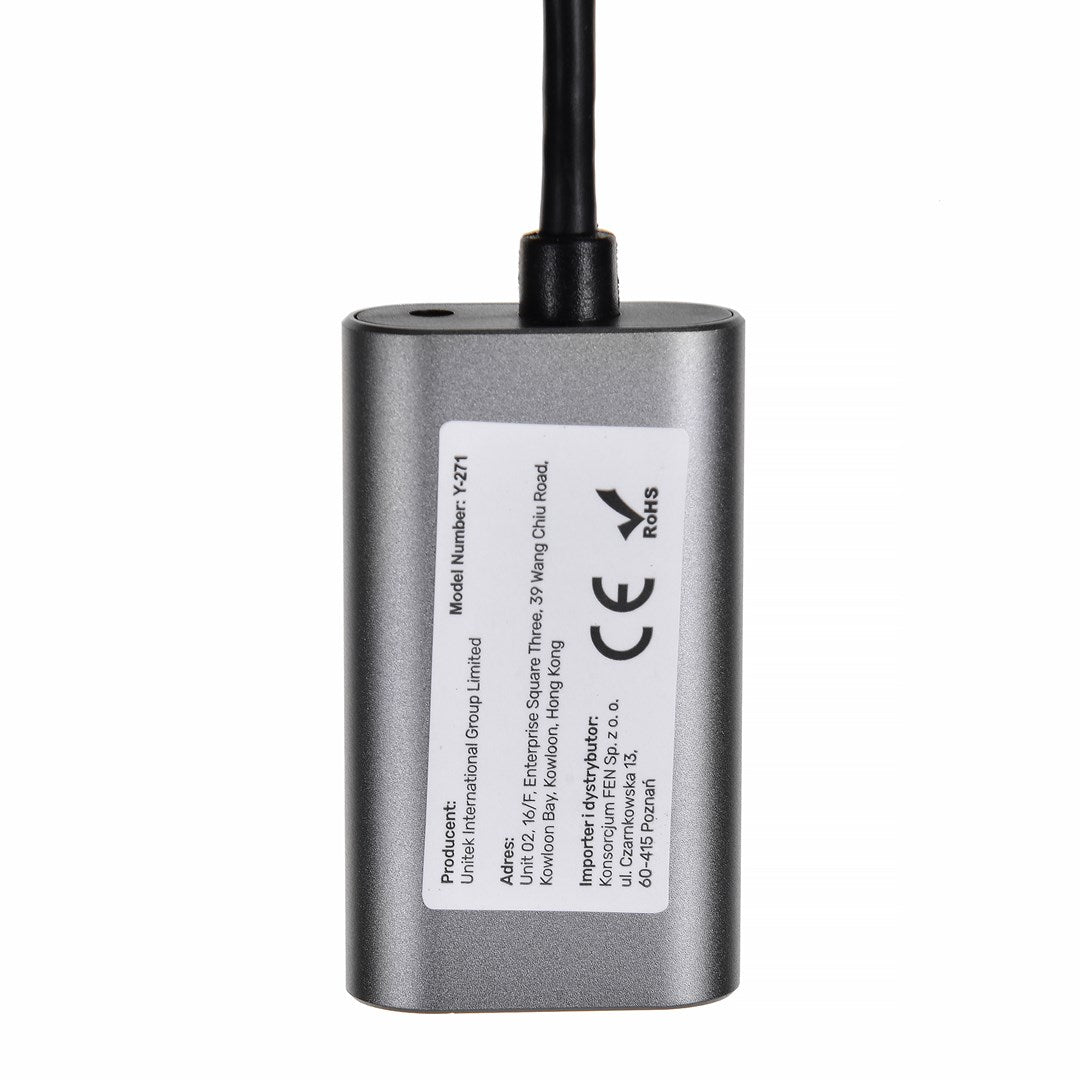 UNITEK Y-271 USB Cable 5 m USB 2.0 USB A Grey