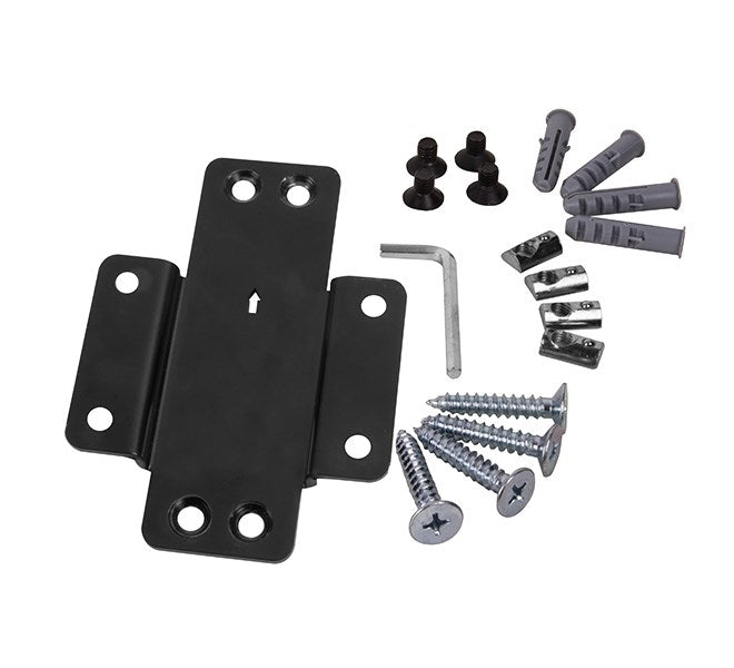 B TECH Bracket for BT8390 - 19 mm Depth, Max Distance 4.9 cm, Black - Model 1MBTA003