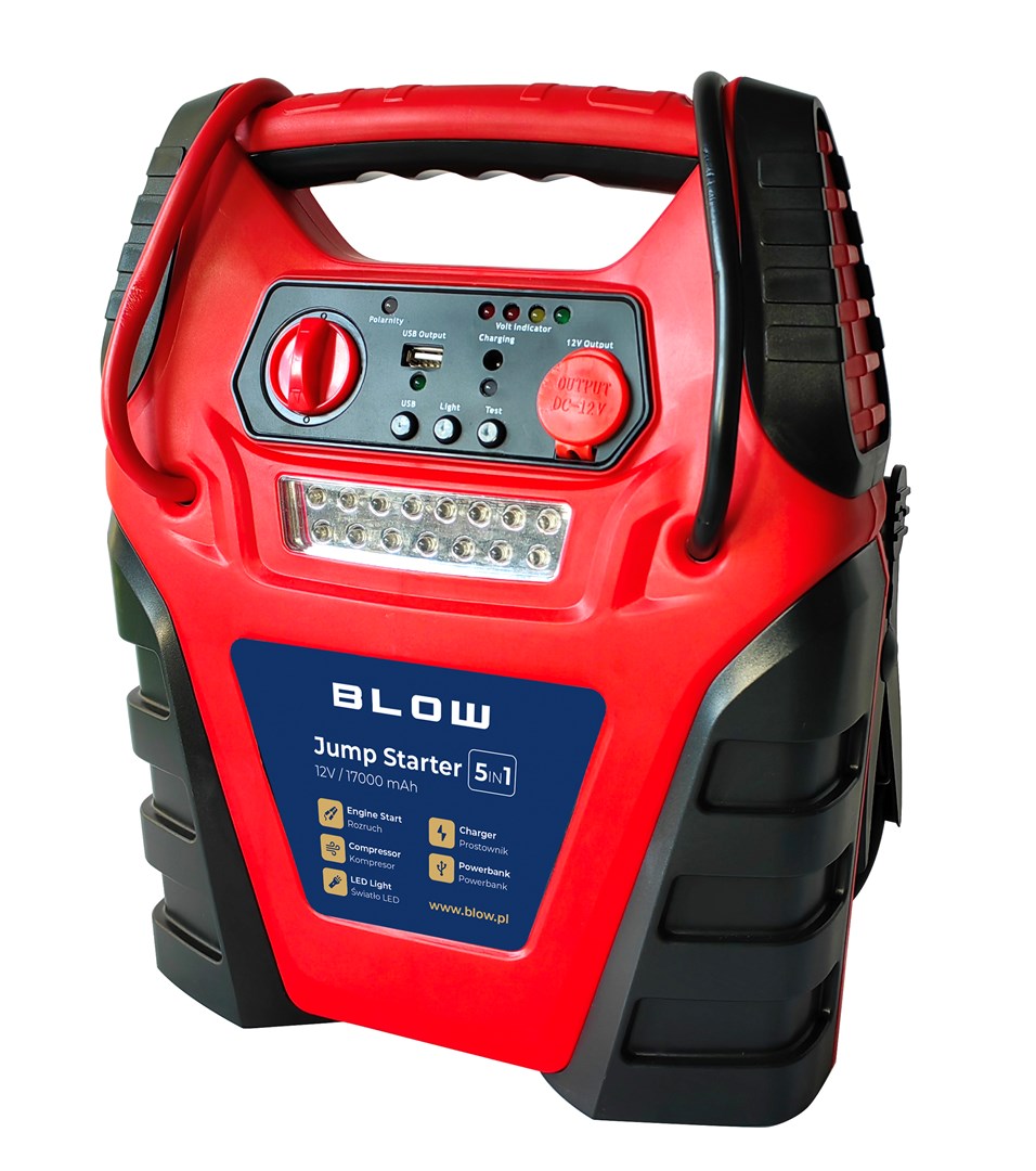 Jump Starter Compressor Rectifier 5in1