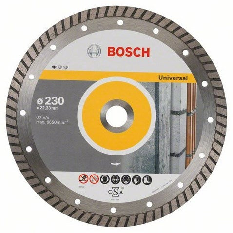 BOSCH Cutting Disc 660 g 230 mm x 270 mm x 10 mm Bore 22.2 mm 2608602397