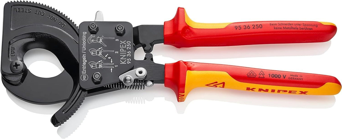 KNIPEX Cable Cutter 600 g 243 mm Length Model 420737