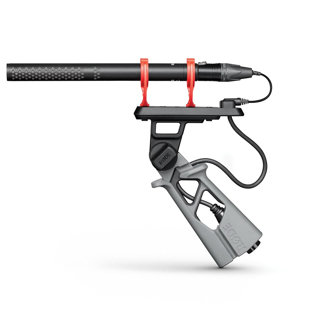 RODE NTG5 Microphone - Ultra-Lightweight Shotgun - Black Grey Red