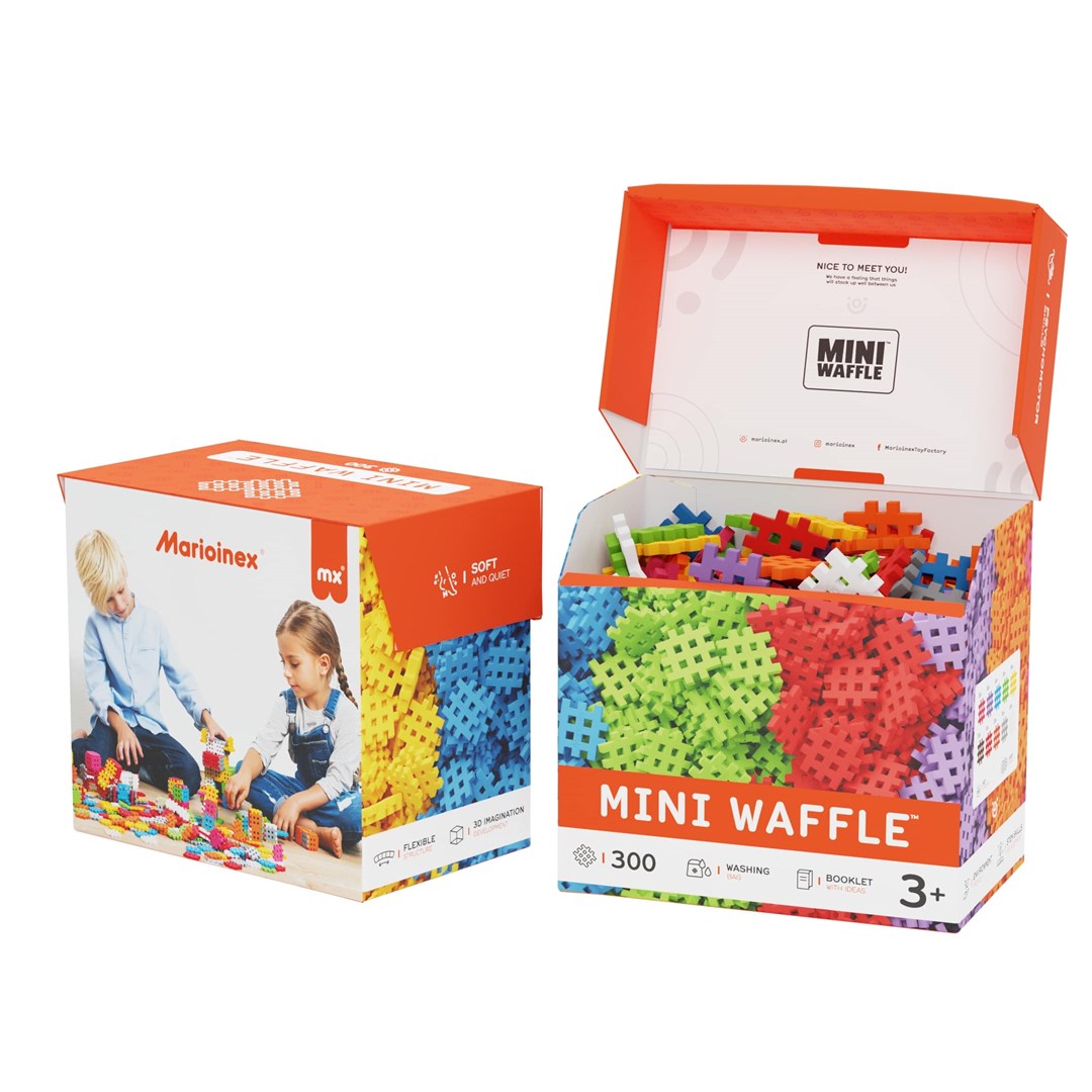 MARIOINEX Mini Waffle Building Blocks  300 pieces