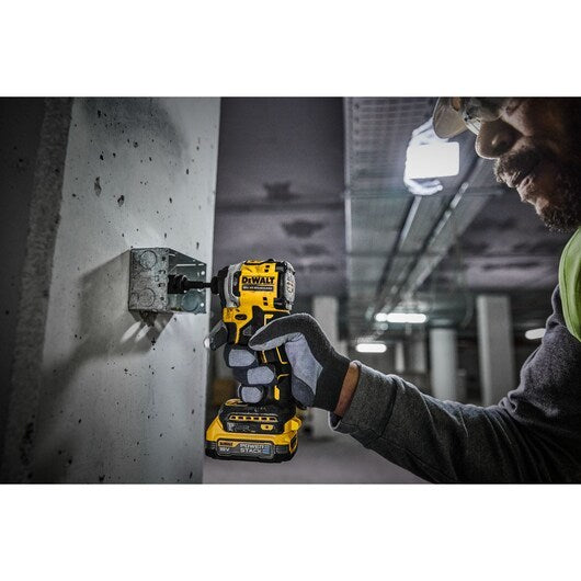 DeWALT DCF850E2T-QW Cordless Impact Driver, 18V, 205Nm, 2x1.7Ah