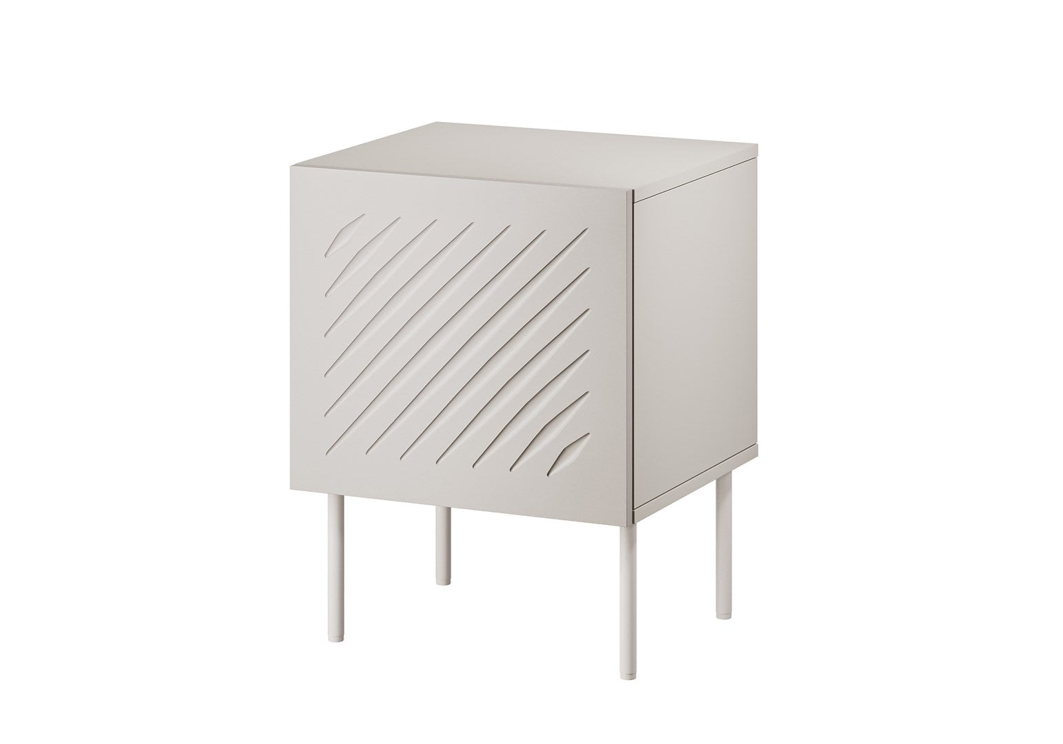 Cama Bedside Table 2 pcs. SIENA 44.5x40x59 Cashmere Matt