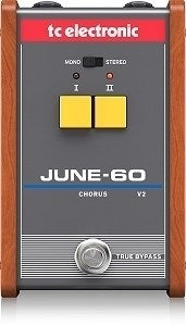 TC Electronic JUNE-60 V2 Chorus Effect Pedal - Classic Chorus Sound