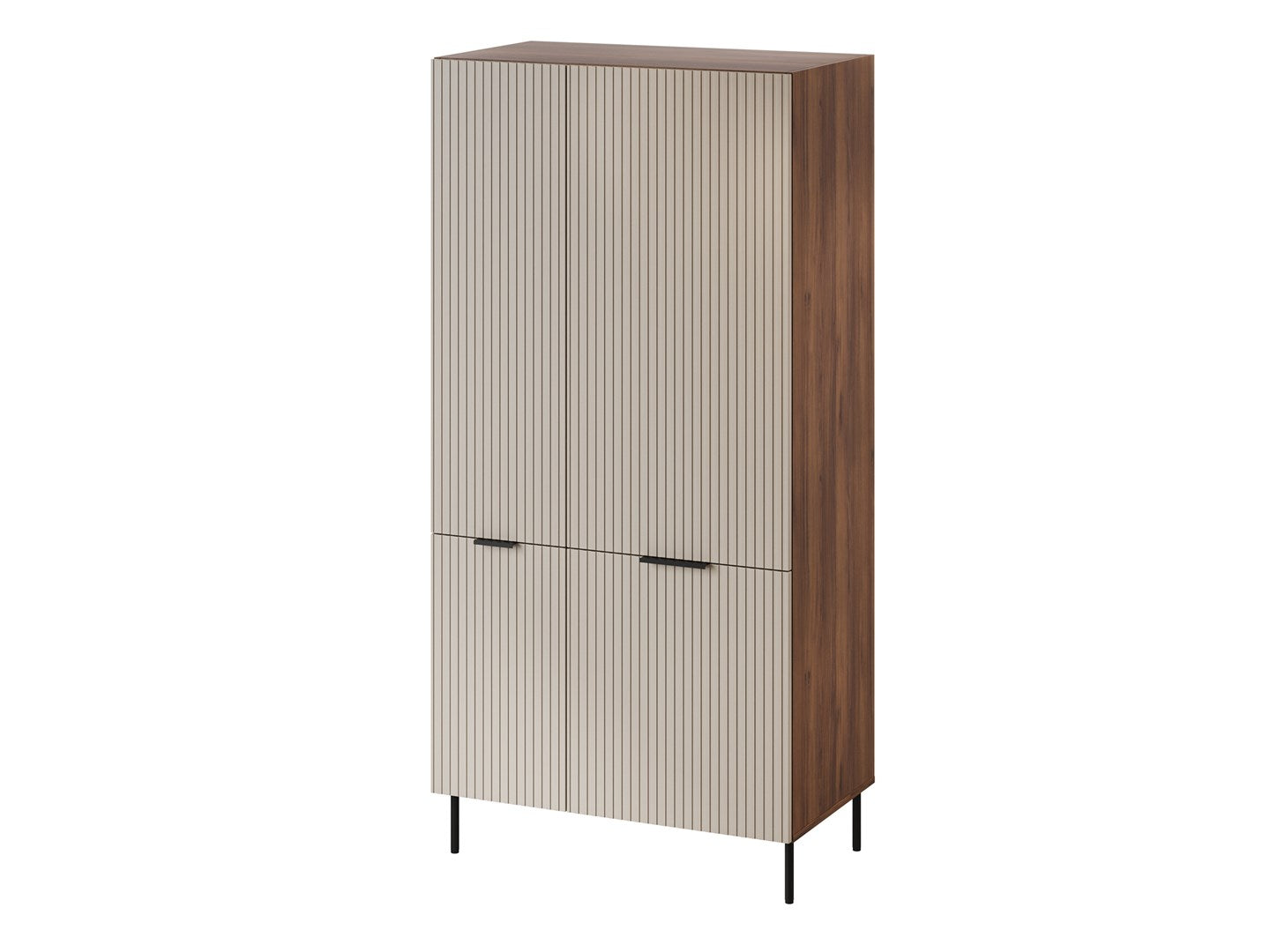 Cama 5 ALMERA Wardrobe 90x52x185 Walnut/Cashmere