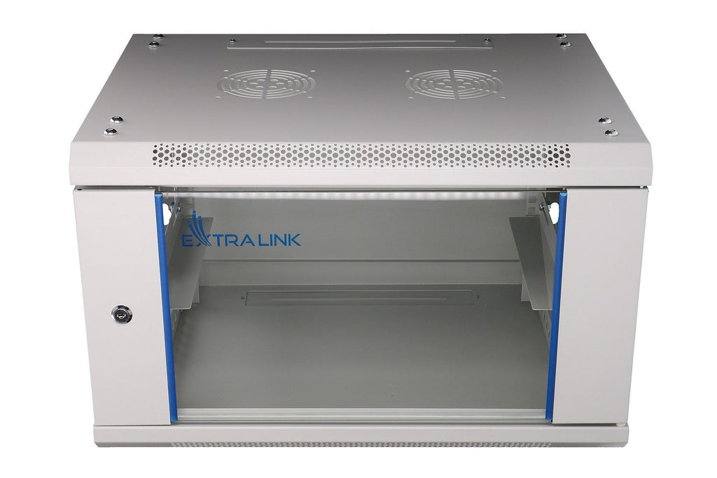 Extralink Rackmount Cabinet 6U 600x600 Gray Wall Mounted