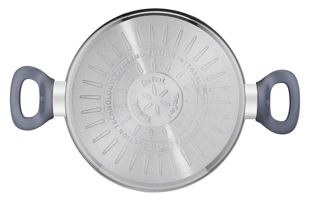 Tefal Daily Cook Pan/Pot Set 11 Pieces Stainless Steel Non-Stick 2100121373