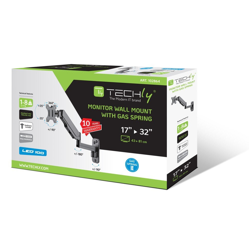 Techly ICA-LCD G112 TV mount 81.3 cm (32 ) Black
